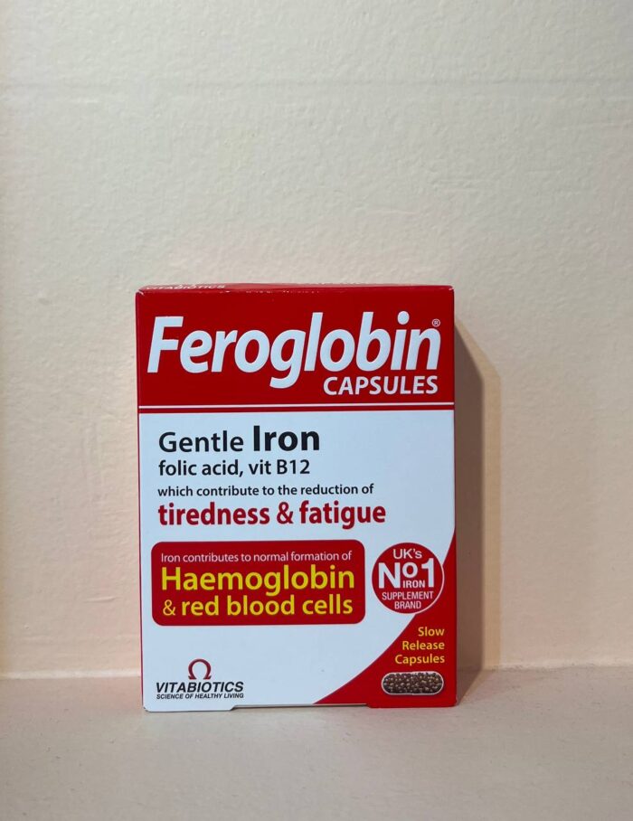 کپسول فروگلوبین ویتابیوتیکس Vitabiotics Feroglobin 30 Capsules | اصل انگلیس | تقویت انرژی و رفع کمخونی کپسول فروگلوبین ویتابیوتیکس Vitabiotics Feroglobin 30 Capsules | اصل انگلیس | تقویت انرژی و رفع کمخونی