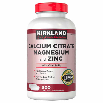 قرص کلسیم سیترات منیزیم کرکلند – 250 عددی | Kirkland Calcium Citrate Magnesium