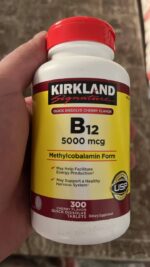 ویتامین B12 کرکلند 5000 میکروگرم | مکمل انرژی، تمرکز و سلامت عصبی