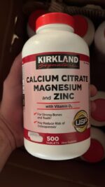 قرص کلسیم سیترات منیزیم کرکلند – 500 عددی | Kirkland Calcium Citrate Magnesium