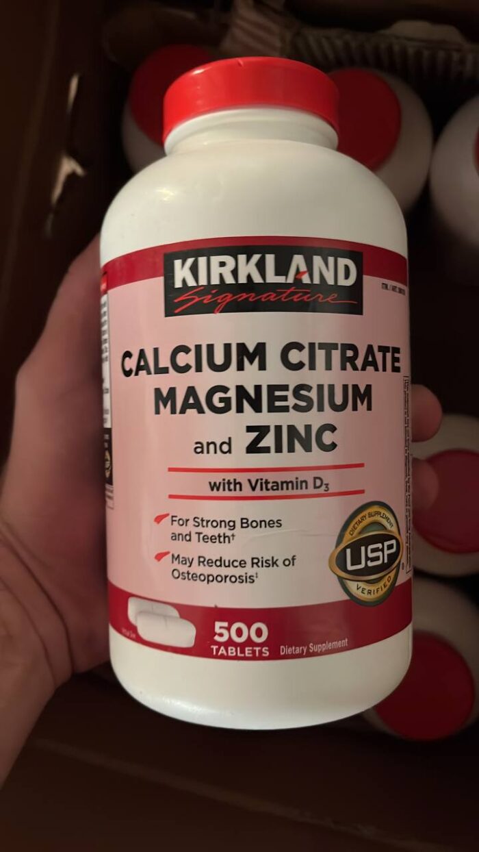 قرص کلسیم سیترات منیزیم کرکلند – 500 عددی | Kirkland Calcium Citrate Magnesium