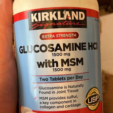 گلوکزامین اچ سی ال و ام اس ام کرکلند 375 عددی Kirkland Glucosamine MSM