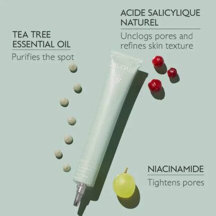 ژل ضد جوش نقطه‌ای سالیسیلیک اسید کدلی Caudalie Vinopure Salicylic Spot Solution